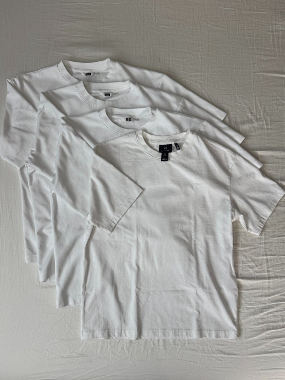 BUNDLE! (3) Uniqlo AIRism Oversized Shirts & (1) H&M CoolMax Relaxed Shirt